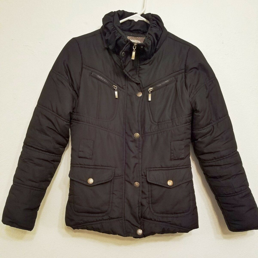 Dollhouse Coat XS Winter Puffer Down Fill Zipper